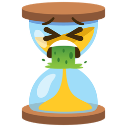 face vomiting and hourglass not done