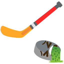 face vomiting and ice hockey