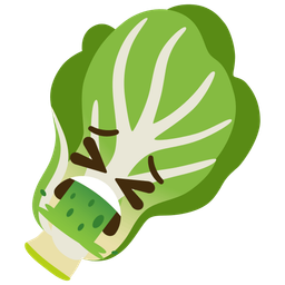 face vomiting and leafy green