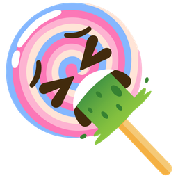 face vomiting and lollipop