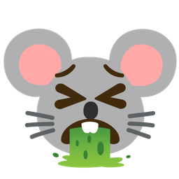 face vomiting and mouse face