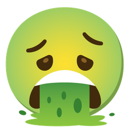 face vomiting and nauseated face