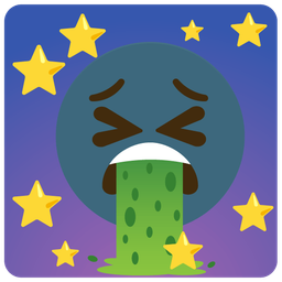 face vomiting and new moon face