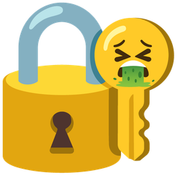 face vomiting and old key