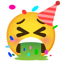 face vomiting and partying face