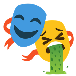 face vomiting and performing arts