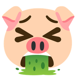 face vomiting and pig face