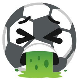 face vomiting and soccer ball