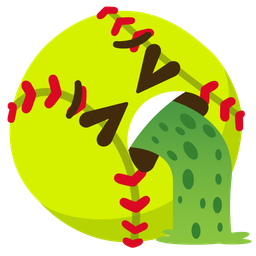 face vomiting and softball