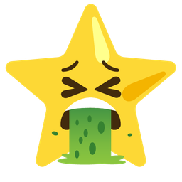 face vomiting and star