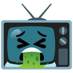 face vomiting and television