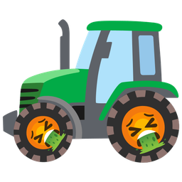 face vomiting and tractor