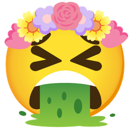 face vomiting and tulip