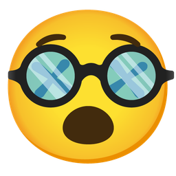 face with crossed-out eyes and disguised face