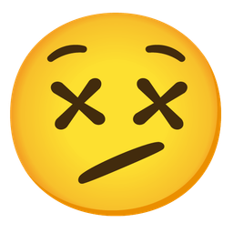 face with crossed-out eyes and face with diagonal mouth