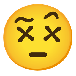 face with crossed-out eyes and face with raised eyebrow