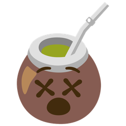 face with crossed-out eyes and mate