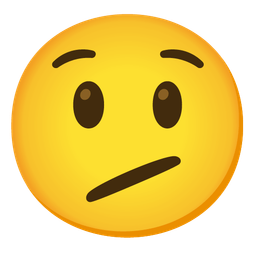 Face with diagonal mouth and Astonished face