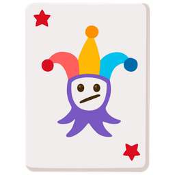 Face with diagonal mouth and Joker