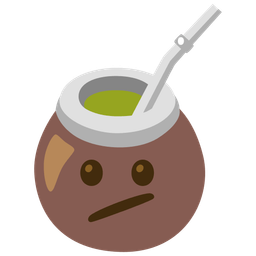 Face with diagonal mouth and Mate