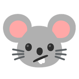 Face with diagonal mouth and Mouse face