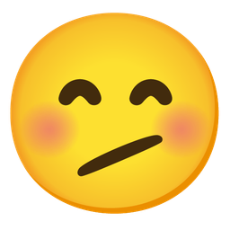 Face with diagonal mouth and Smiling face with smiling eyes