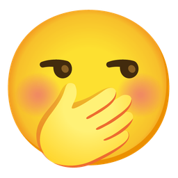 face with hand over mouth and unamused face