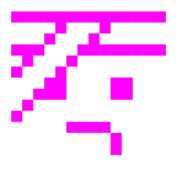 face with head-bandage and alien monster