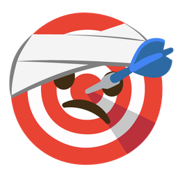 face with head-bandage and bow and arrow