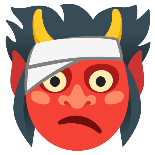 Face with head-bandage and Ogre