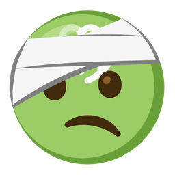 face with head-bandage and Virgo