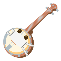 face with medical mask and banjo