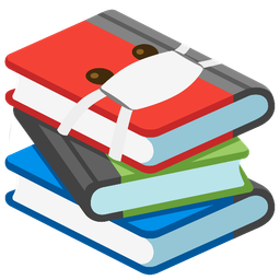 face with medical mask and books