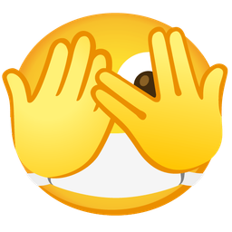 face with medical mask and face with peeking eye