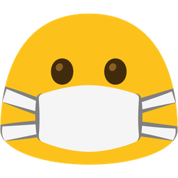 face with medical mask and magic wand