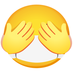 face with medical mask and see-no-evil monkey