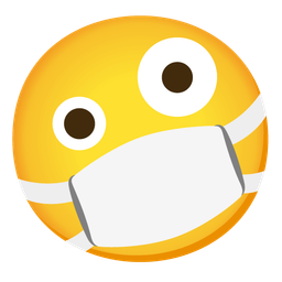 Face with medical mask and Zany face