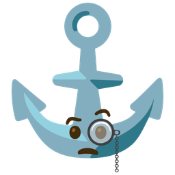 Face with monocle and Anchor