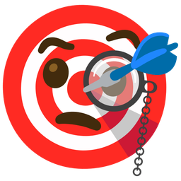 Face with monocle and Bow and arrow