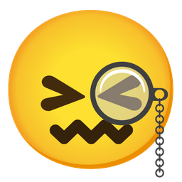 Face with monocle and Confounded face