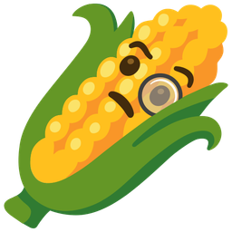 Face with monocle and Ear of corn