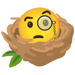 Face with monocle and Empty nest