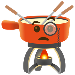 Face with monocle and Fondue