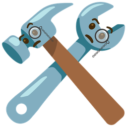 Face with monocle and Hammer and wrench