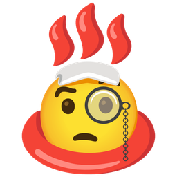 Face with monocle and Hot springs