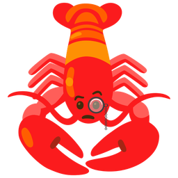 Face with monocle and Lobster