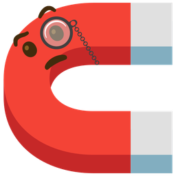 Face with monocle and Magnet