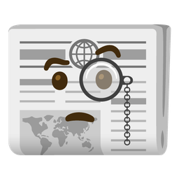 Face with monocle and Newspaper