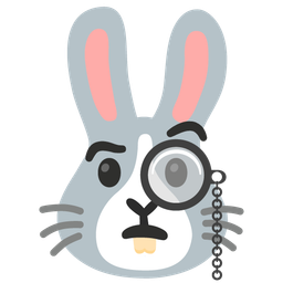 Face with monocle and Rabbit face