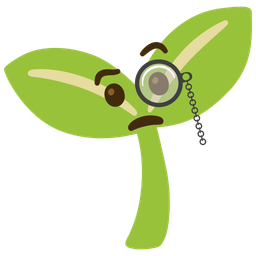 Face with monocle and Seedling